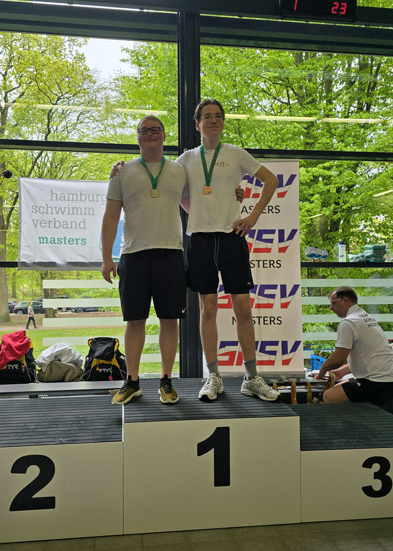 Hamburger Mastersmeisterschaften 2026:  Simon Schindler auf dem 3. Platz in der offenen Wertung über 400 Freistil