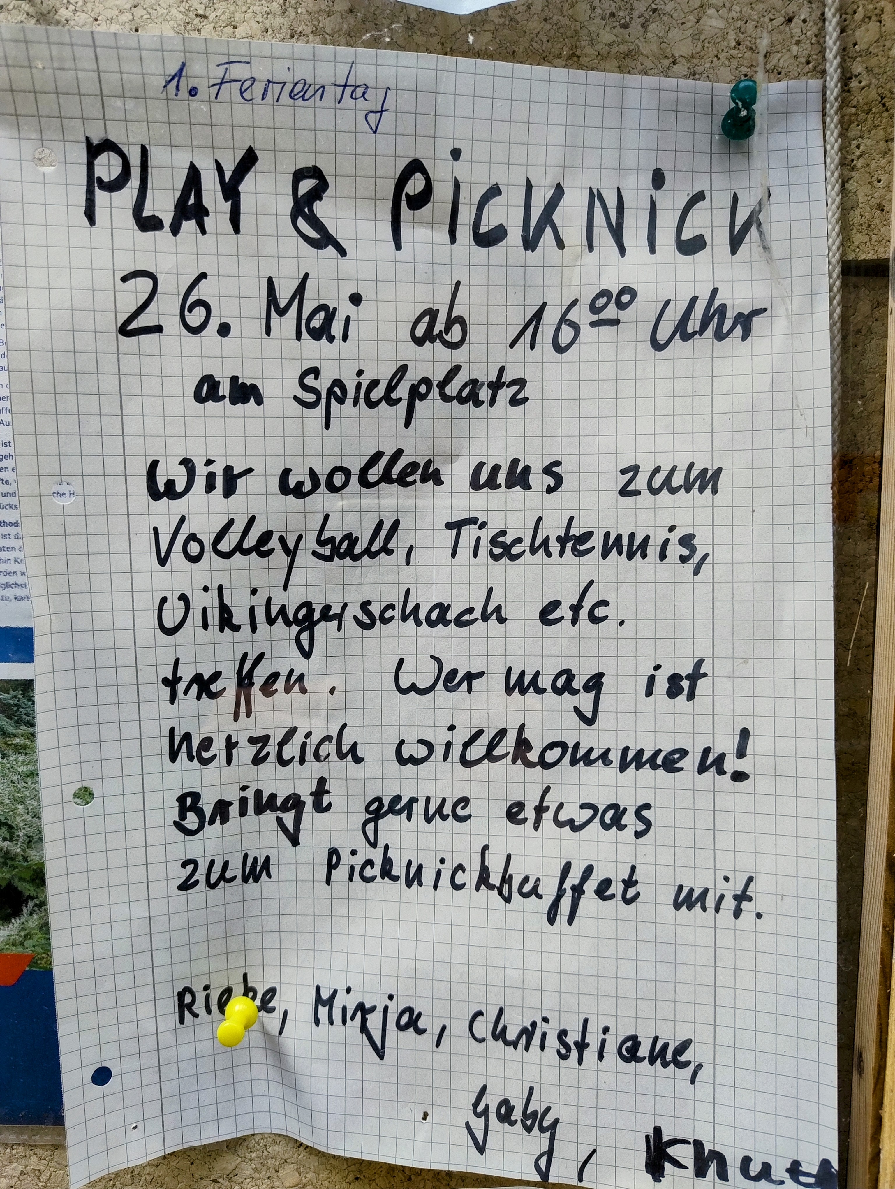 Play& Picknick Flyer