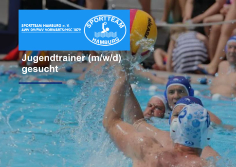 Wasserball Jugendtrainer (m/w/d) gesucht