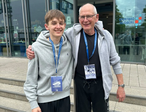 Felix und Opa Achim in Braunschweig